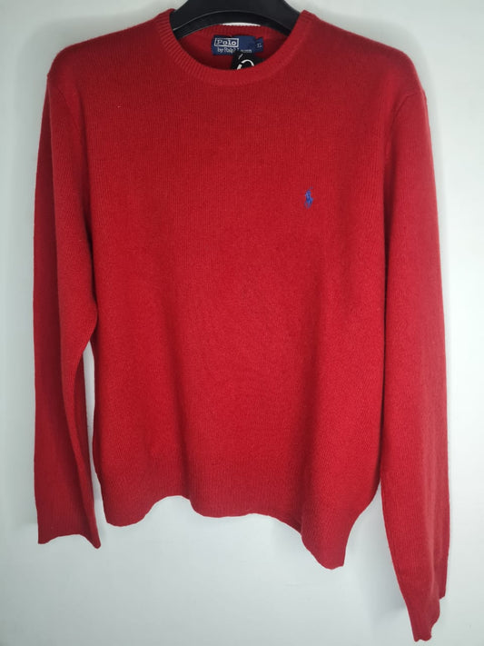 Mens Polo Ralph Lauren Crew Neck Sweatshirt Red Size XL