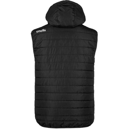 Men's Solar Hooded Padded Gilet Black | XXL